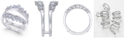 Macy's Diamond Tiara Solitaire Enhancer Ring Guard (1-3/8 ct. t.w.) in 14k White Gold